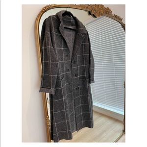 Solenne Windowpane Sweater Jacket
